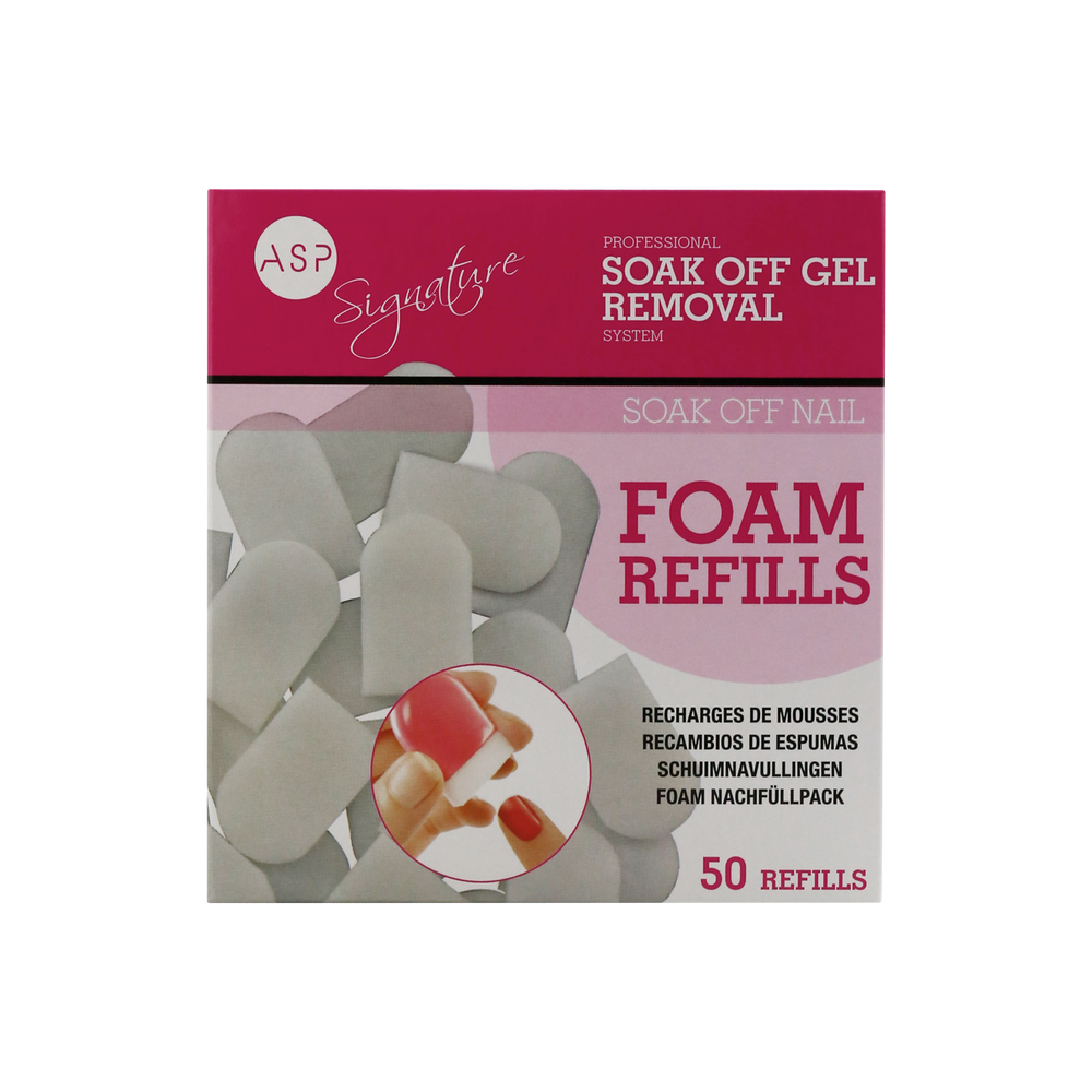 ASP Signature Soak off Nail Foams Refill 50pcs ASP Signature Soak off Nail Foams Refill 50pcs
