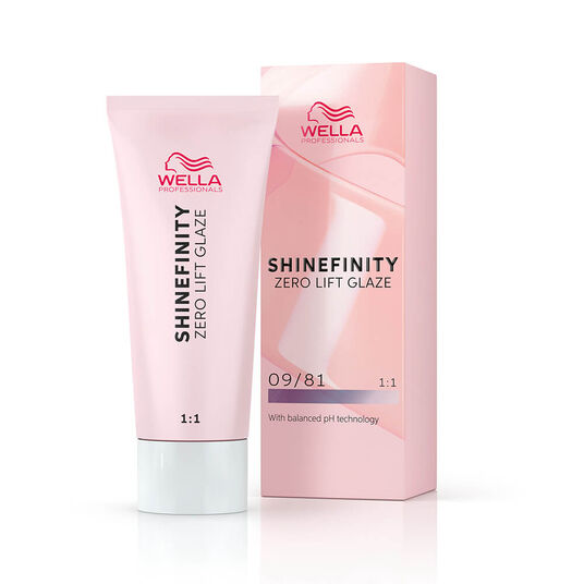 Wella Professionals Shinefinity Zero Lift Glaze Demi-permanente Haarfarbe 09/81 Cool Platinum Opal 60ml