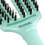 Olivia Garden Fingerbrush Care Iconic Wildschwein- und Nylonbürste Arktisches Licht Türkis