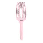 Olivia Garden Fingerbrush Care Iconic Haarb&uuml;rste mit Doppelborsten &ndash; Pastellrosa
