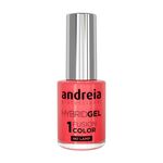 Andreia Professional Hybrid Gel Nagellack - Fusion Color H33 Leuchtendes Korallenrot 10.5ml