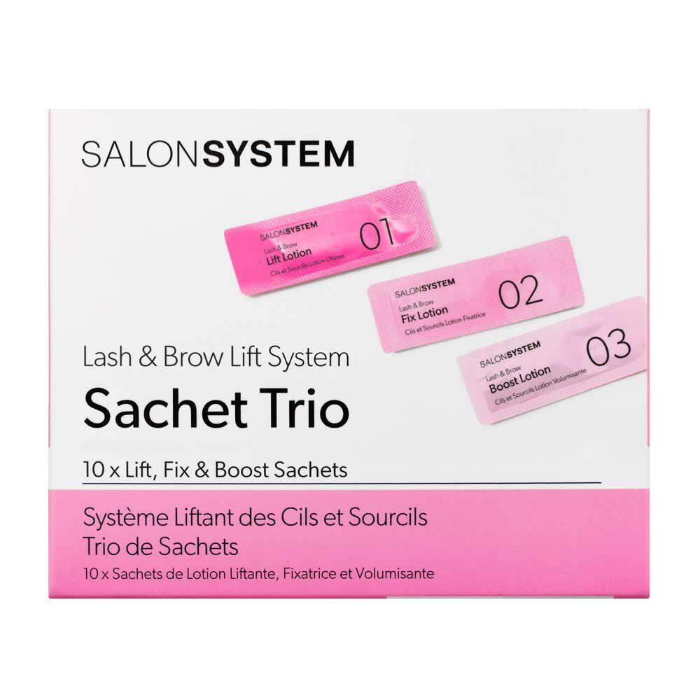 Salon System Wimpern- und Augenbrauen-Lifting-Sachet-Trio