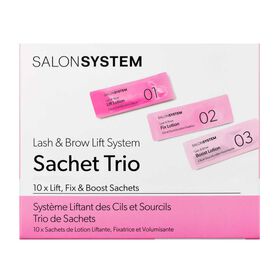 Salon System Wimpern- und Augenbrauen-Lifting-Sachet-Trio