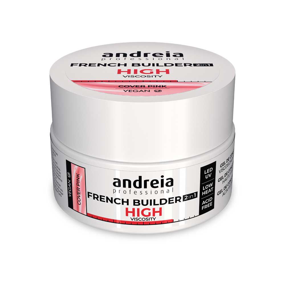 Andreia Professional French Builder 2 in 1 - Hohe Viskosität Cover Rosa 22g