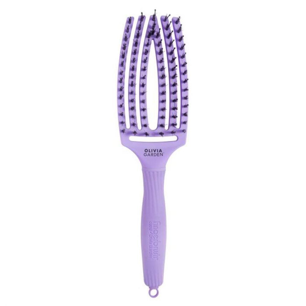 Olivia Garden Fingerbrush  Pflege Ikonisch Wildschwein & Nylon Lavendel