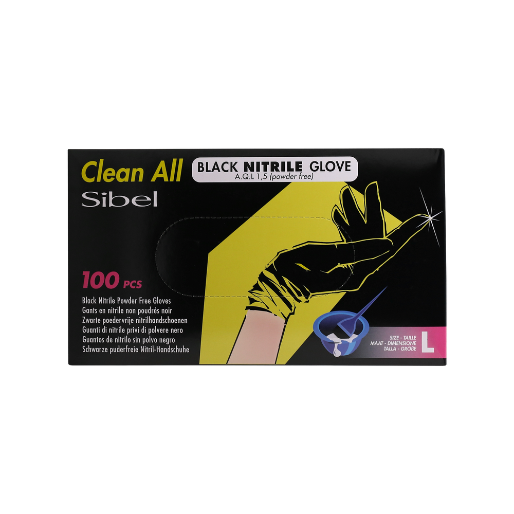 Clean All Gloves Nitrile Black