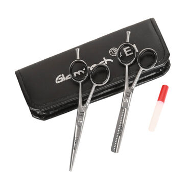 Glamtech E1 Friseurscheren- und Effilierscheren-Set 5.5 Glamtech E1 Friseurscheren- und Effilierscheren-Set 5.5