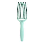 Olivia Garden Fingerbrush Care Iconic Wildschwein- und Nylonbürste Arktisches Licht Türkis