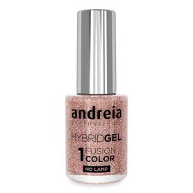 Andreia Professional Hybrid-Fusion Color Gel Nagellack-I Do!-ID1 Pink, Silber und Goldglitzer. 10.5ml