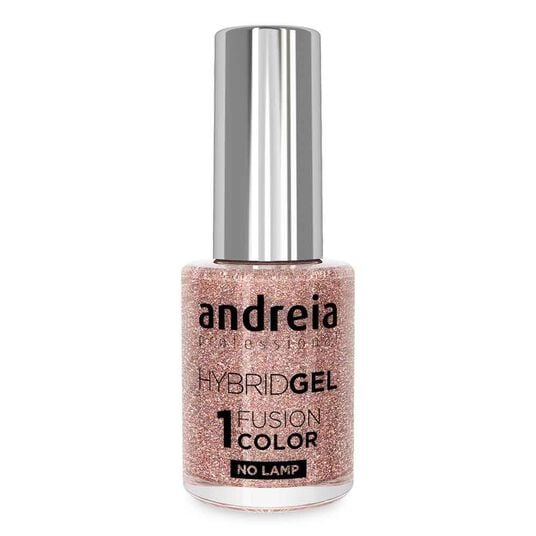 Andreia Professional Hybrid-Fusion Color Gel Nagellack-I Do!-ID1 Pink, Silber und Goldglitzer. 10.5ml
