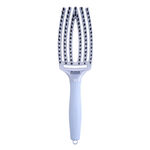 Olivia Garden Fingerbrush Care Iconic Wildschwein- und Nylonbürste Arktisches Licht Polarblau