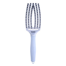 Olivia Garden Fingerbrush Care Iconic Wildschwein- und Nylonbürste Arktisches Licht Polarblau