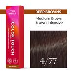 Wella Professionals Color Touch Demi-permanente Haarfarbe 4/77 Mittelbraun Braun intensiv 60ml