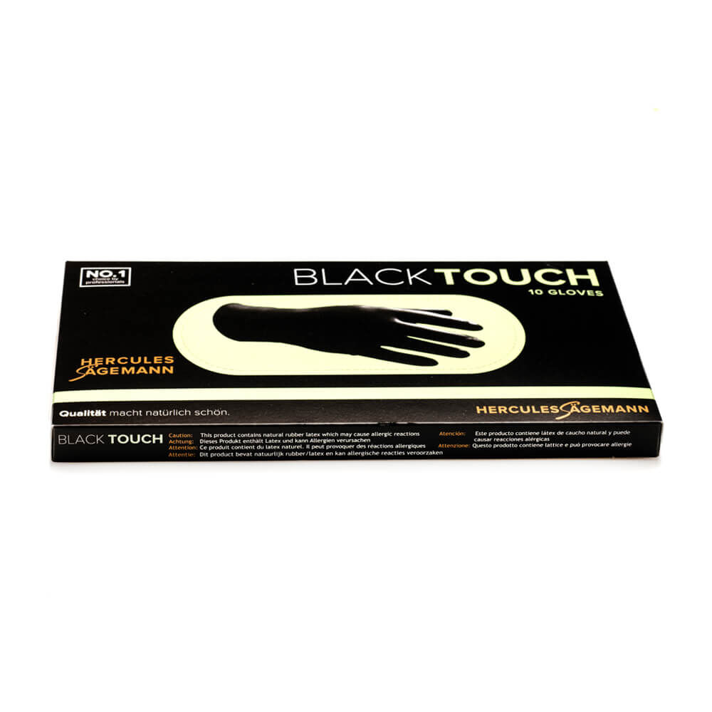 Hercules Black Touch Handschuhe Latex L 10 pcs