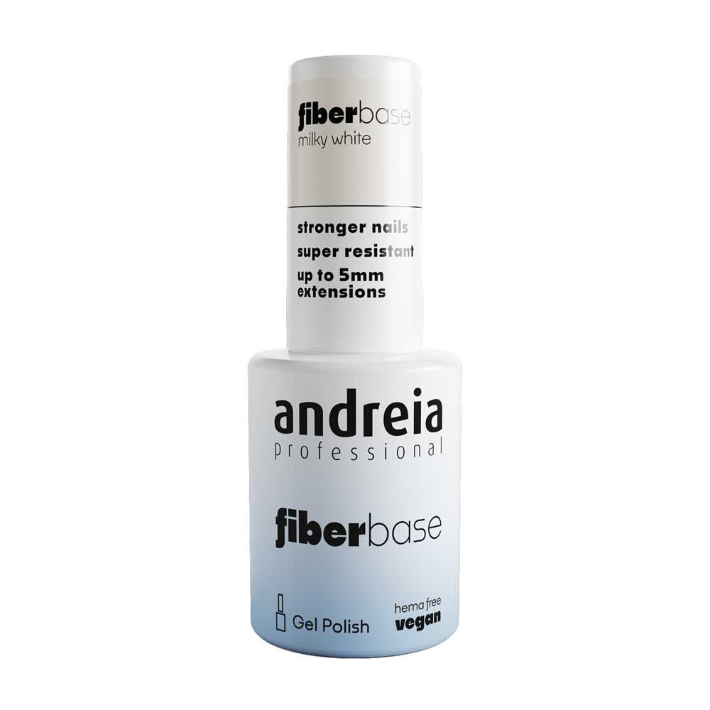 Andreia Professional Fiber Base Hema-freier gellack - Milchig Wei&szlig; 10.5ml