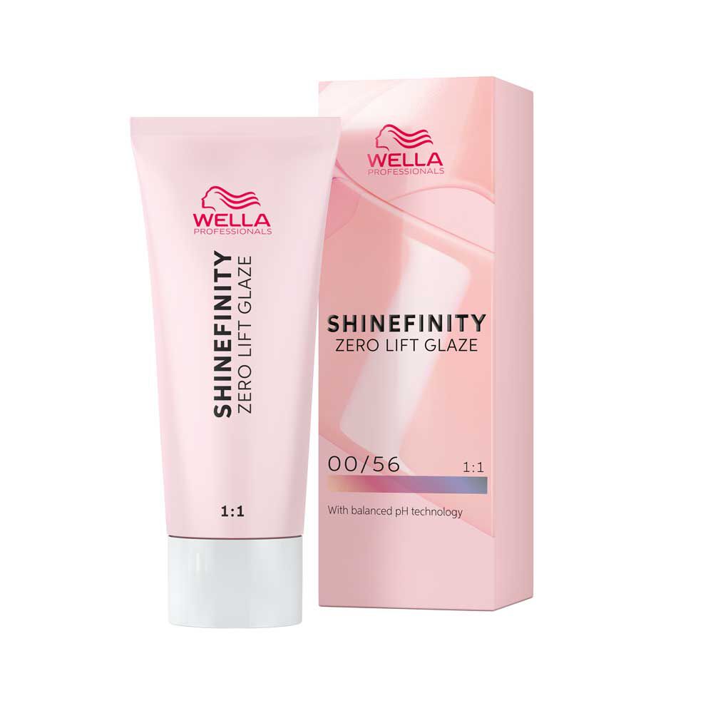 Wella Professionals Shinefinity Zero Lift Glaze Demi-permanente Haarfarbe 00/56 Rose Booster 60ml