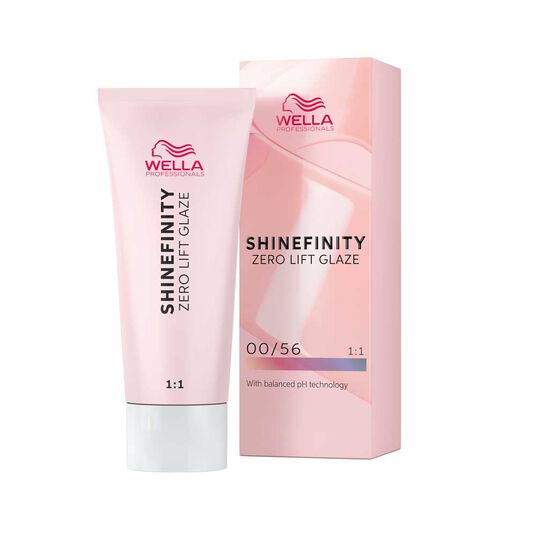 Wella Professionals Shinefinity Zero Lift Glaze Demi-permanente Haarfarbe 00/56 Rose Booster 60ml
