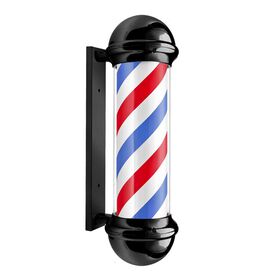 Barburys Barbierstange Schwarz 70cm