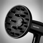 BaByliss PRO Falco Italienischer Hochgeschwindigkeitsföhn Silber Schwarz BAB8550BE