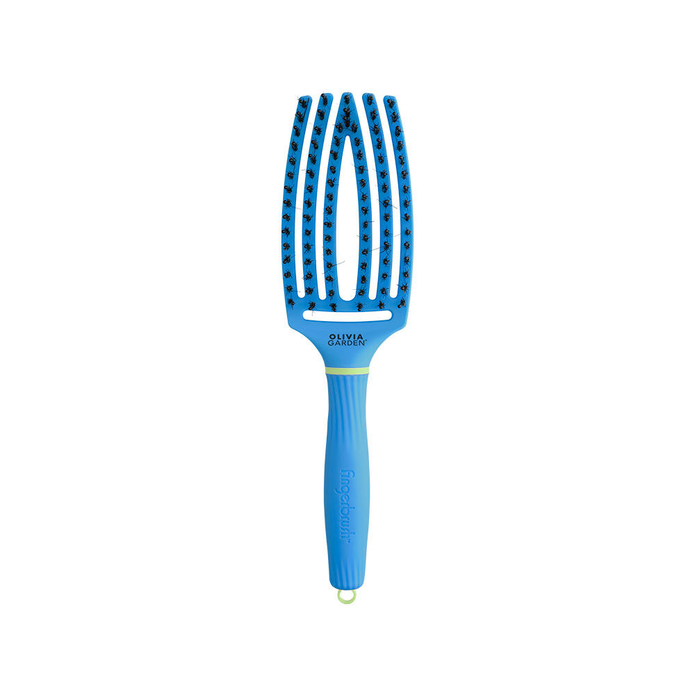 Olivia Garden Fingerbrush Inner Child Haarb&uuml;rste Turbo Blue