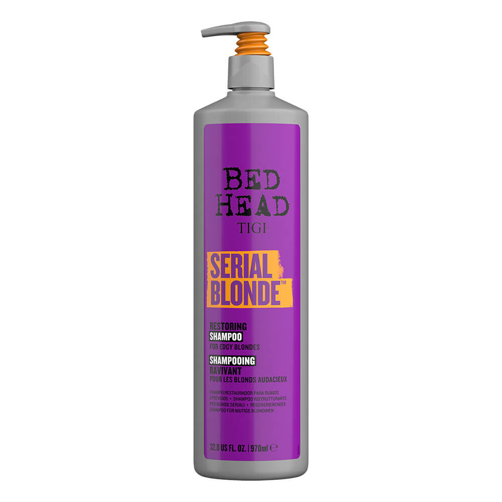 Tigi Bed Head Serial Blonde Regenerierendes Shampoo für mutige Blondinen 970ml