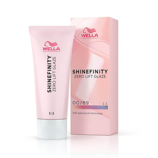 Wella Professionals Shinefinity Zero Lift Glaze Demi-permanente Haarfarbe 00/89 Blue Booster 60ml