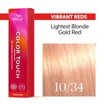 Wella Professionals Color Touch Demi-permanente Haarfarbe 10/34 Hell lichtblond Gold rot 60ml