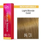 Wella Professionals Color Touch Demi-permanente Haarfarbe 8/3 Hellblond Gold 60ml