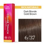 Wella Professionals Color Touch Demi-permanente Haarfarbe 6/37 Dunkelblond Gold braun 60ml