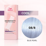 Wella Professionals Shinefinity Zero Lift Glaze Demi-permanente Haarfarbe 08/8 Cool Blue Pearl 60ml