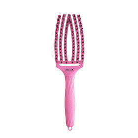 Olivia Garden Fingerbrush Wildschwein & Nylon Thinkpink Blasenrosa