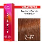 Wella Professionals Color Touch Demi-permanente Haarfarbe 7/47 Mittelblond Rot braun 60ml