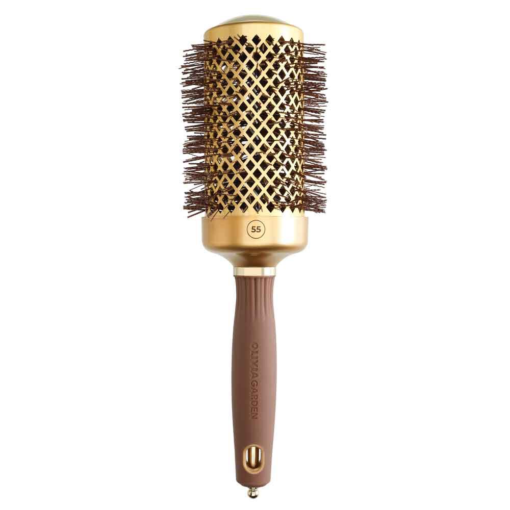 Olivia Garden Rundb&uuml;rste Expert Blowout Shine Gewellt 55mm