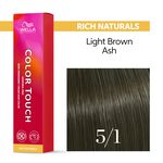 Wella Professionals Color Touch Demi-permanente Haarfarbe 5/1 Hellbraun Asch 60ml