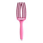 Olivia Garden Fingerbrush Care Dolce Vita Iconic Wildschwein- und Nylonbürste Rosa Granita