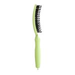 Olivia Garden Fingerbrush Care Dolce Vita Iconic Wildschwein- und Nylonbürste Pistaziengrün