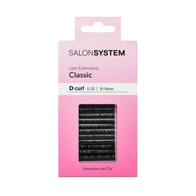 Salon System Wimpernverl&auml;ngerungen Classic D Curl 0,20 8&ndash;14 mm