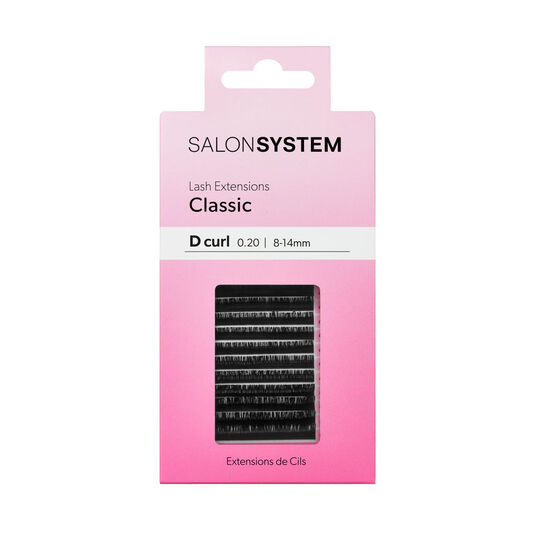 Salon System Wimpernverl&auml;ngerungen Classic D Curl 0,20 8&ndash;14 mm