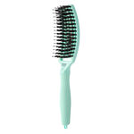 Olivia Garden Fingerbrush Care Iconic Wildschwein- und Nylonbürste Arktisches Licht Türkis