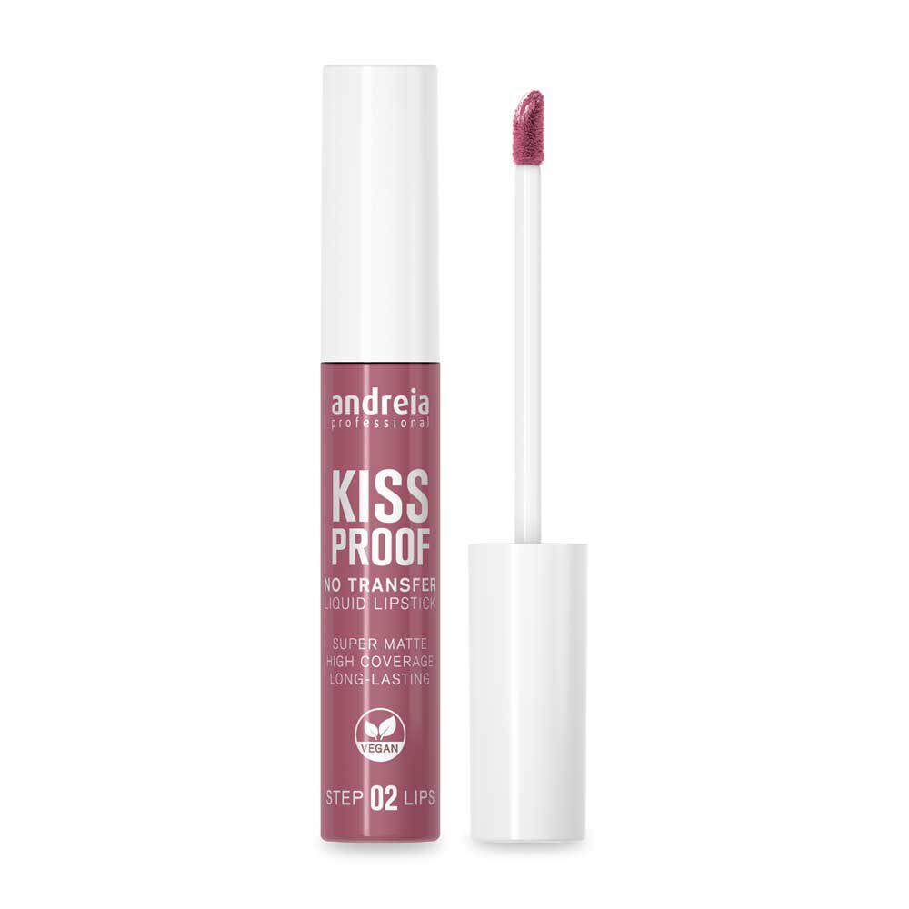 Andreia Professional Flüssiger Lippenstift-Kiss Proof 07 Staubiges Rosa 8ml