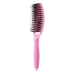 Olivia Garden Fingerbrush Care Iconic Wildschwein- und Nylonbürste Arktisches Licht Himmlisches Rosa
