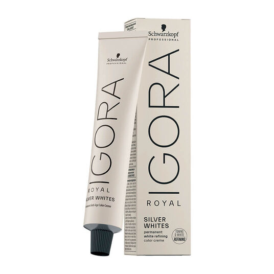 Schwarzkopf Igora Royal Silver Whites Permanent Haarfarbe 60ml Schiefergrau