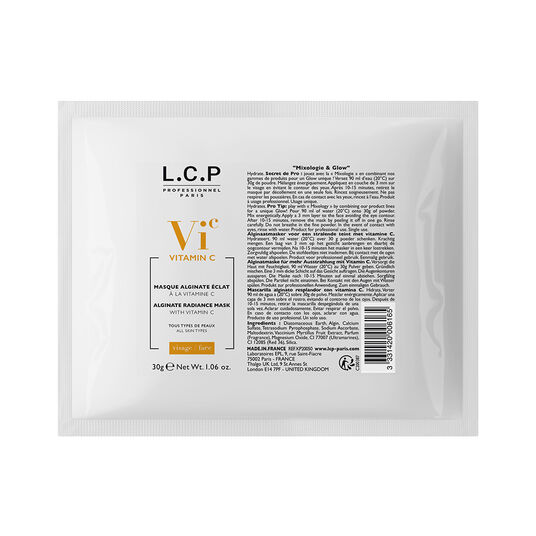 L.C.P Professionnel Paris Vitamin C Alginatmaske f&uuml;r mehr Ausstrahlung mit Vitamin C 30g
