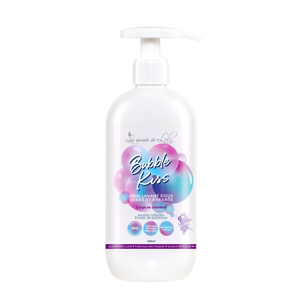 Les Secrets de Loly Bubble Kiss Sanfte Reinigungspflege für Babys und Kinder 400ml Les Secrets de Loly Bubble Kiss Sanfte Reinigungspflege für Babys und Kinder 400ml