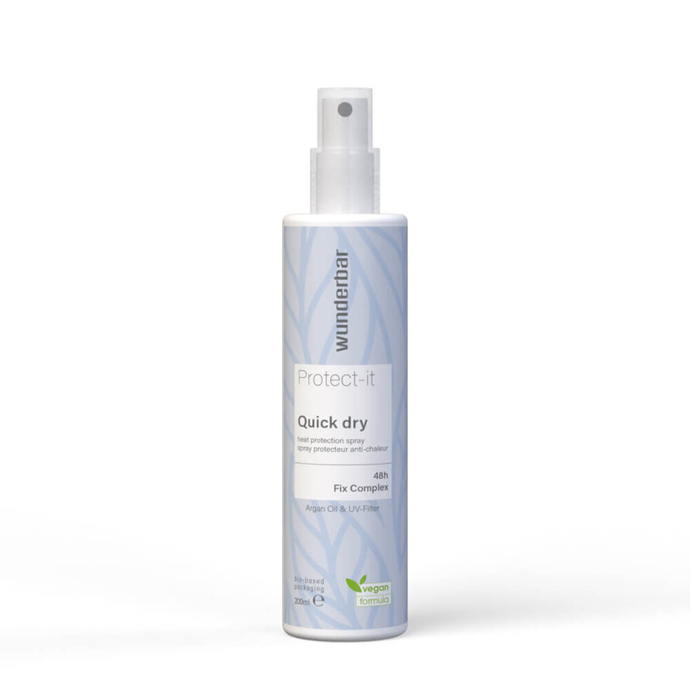 Wunderbar Vegan Heat Protect Spray 200ml