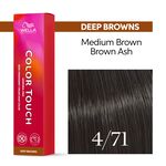 Wella Professionals Color Touch Demi-permanente Haarfarbe 4/71 Deep Browns 60ml