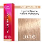 Wella Professionals Color Touch Demi-permanente Haarfarbe 10/05 Hell lichtblond Natur mahagoni 60ml