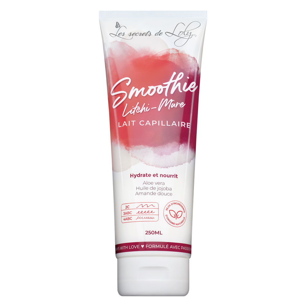Les Secrets de Loly Smoothie Litchi-Mûre Haarmilch 250ml