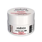 Andreia Professional Hard Gel 2 in 1 - Hohe Viskosität Glitzer sanftes Weiß 22g
