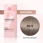 Wella Professionals Shinefinity Zero Lift Glaze Demi-permanente Haarfarbe 06/0 Natural Brandy 60ml